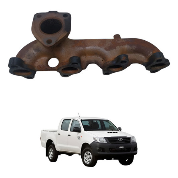 Coletor Escape Toyota Hilux 3.0 2006 2007