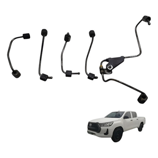 Cano Tubo Bico Injetor Toyota Hilux 2.8 2016 2019 Original