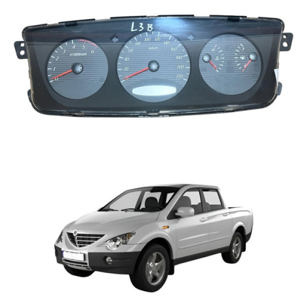 Painel Instrumentos Velocímetro Actyon 2.0 2010 2011 Preto