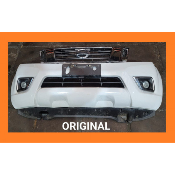 Parachoque Dianteiro Nissan Frontier 17 18 19 20 21 22 Branco