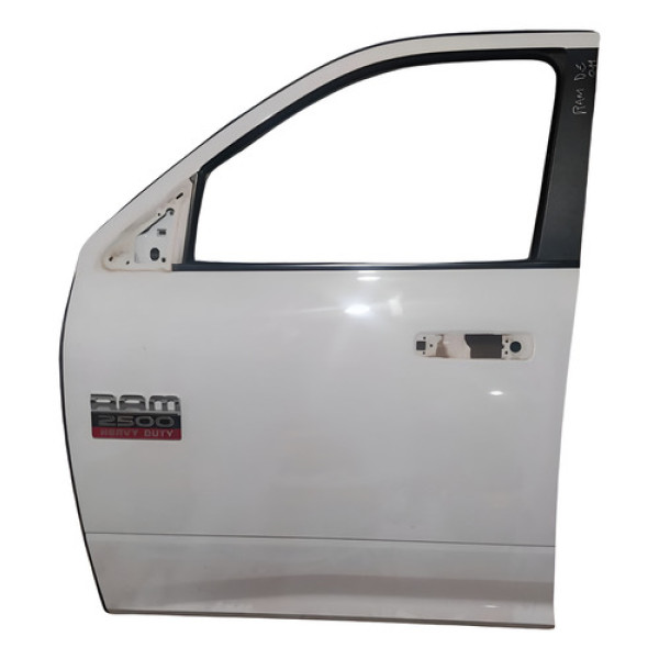 Porta Dianteira Esquerda Dodge Ram 2500 2012 A 2018 Dianteira Esquerda Branco