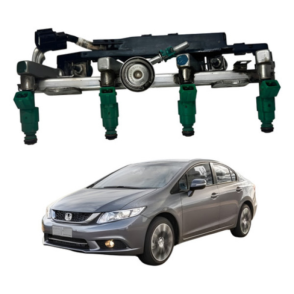 Flauta Bico Injetor Honda Civic 2.0 16v 2012 2016 F000kv1336