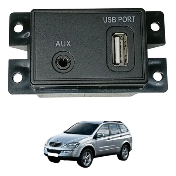 Entrada Usb Ssangyong Kyron 2011 2012 Original Preto