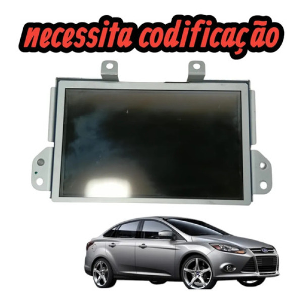 Central Multimidia Ford Focus 2013 2014 Bm5t18c815 Original Preto