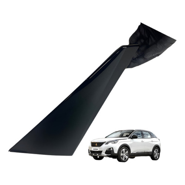 Moldura Tampa Porta Malas 3008 2018 2021 Direito Preto