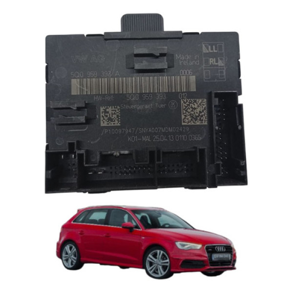 Modulo Porta Audi A3 2013 2018 Dianteira Esquerda 5q0959393a