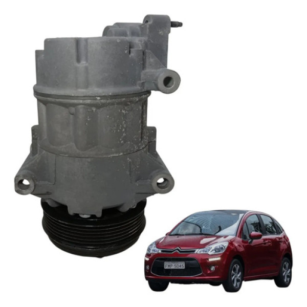 Compressor Ar Condicionado Citroen C3 1.6 2014 2018
