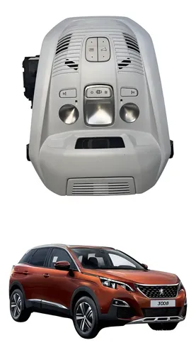 Console Teto Luz Cortesia Peugeot 3008 5008 2018 2021