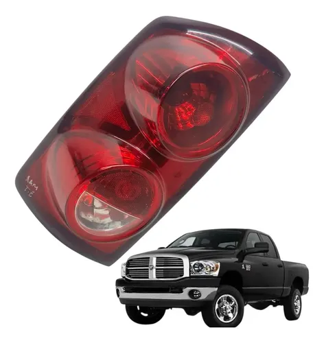 Lanterna Traseira Esquerda Dodge Ram 2500 2007 2010 C/detalh Esquerdo/motorista Vermelho