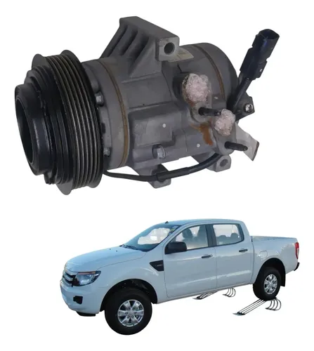 Compressor Ar Condicionado Ford Ranger 2.5 Flex 2014 2018