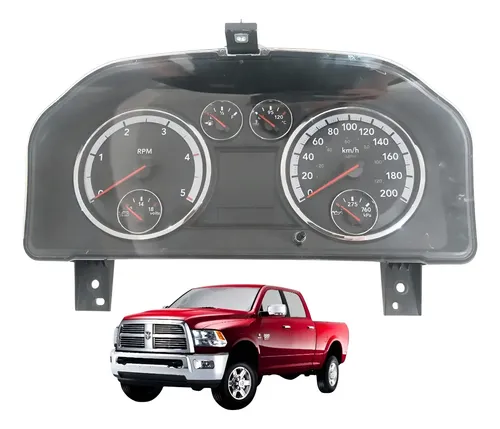 Painel Instrumentos Velocimetro Dodge Ram 2500 6.7 2012 Preto