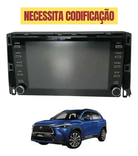 Multimídia Toyota Corolla Cross 2021 2022 2023