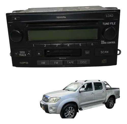 Radio Som Cd Player Toyota Hilux 2008 2009 2010 861200k110c