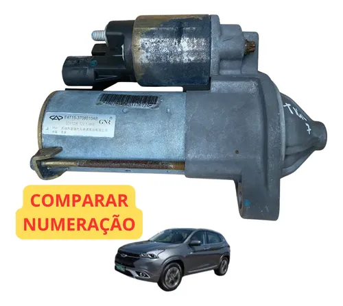 Motor Partida Arranque Chery Tiggo 7 1.5 Turbo