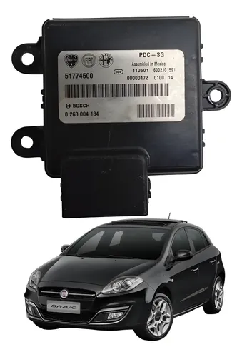Módulo Sensor Estacionamento Fiat Bravo 2011 2016 51774500 Preto
