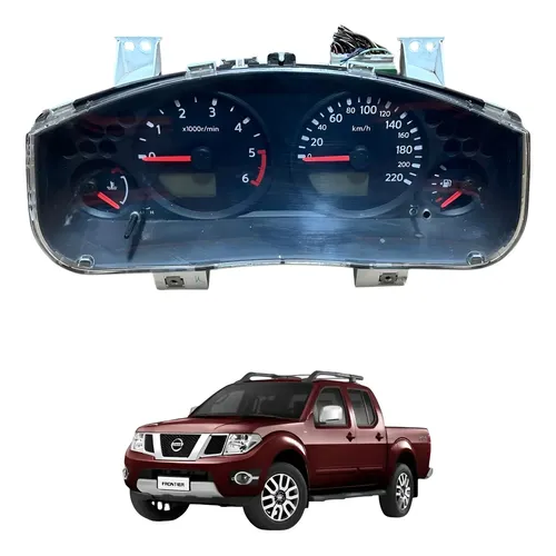 Painel Instrumentos Nissan Frontier 2.5 Diesel 2008 2012 Preto