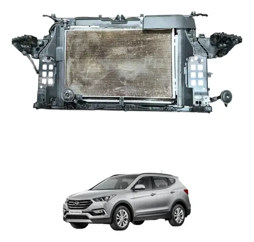Painel Frontal Com Kit Radiador Santa Fe 3.3 V6 2014 2018