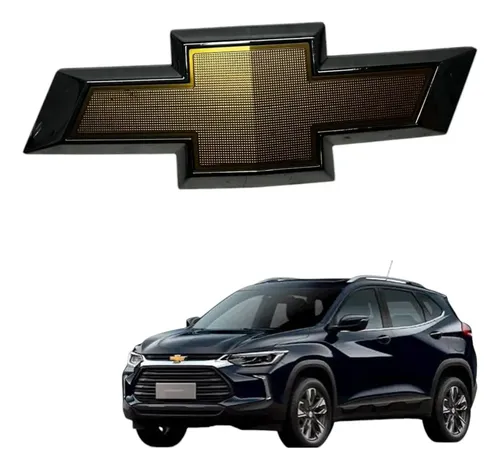 Emblema Grade Pára-choque Frontal Gm Tracker 2022 2025 Amarelo