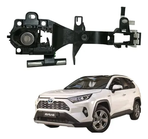 Suporte Maçaneta Externa Toyota Rav4 2020 2021 Hybrid Preto