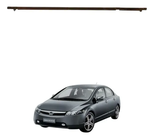 Pestana Porta Traseira Direita Honda Civic 2008 A 2012 Preto